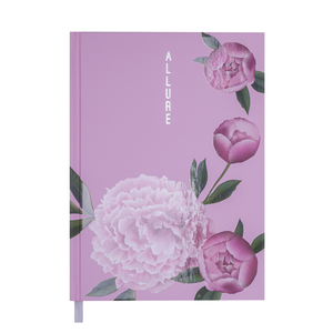 Ежедневник датированный 2021 ALLURE, A5, BUROMAX BM.2178 - цвет: розовый
