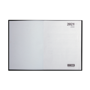 Ежедневник датированный 2021 ALLURE, A5, BUROMAX BM.2178 - цвет блока: белый
