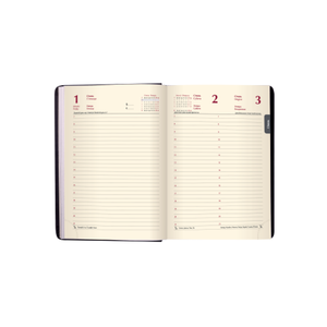 Ежедневник датированный 2021 CHERIE, A5, BUROMAX BM.2182 - цвет: фиолетовый