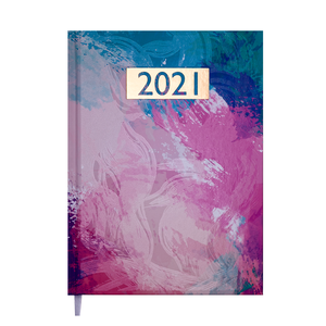 Ежедневник датированный 2021 MIRACLE, A5, BUROMAX BM.2179 - формат: а5
