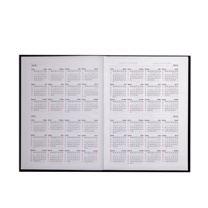 Ежедневник датированный 2021 MONOCHROME, A5, BUROMAX BM.2160 - материал обложки: полиграфическая
