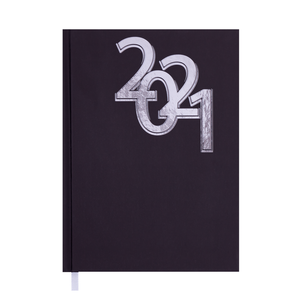 Ежедневник датированный 2021 OFFICE, A5, BUROMAX BM.2164 - цвет: синий