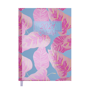 Ежедневник датированный PARADISE, A5, BUROMAX BM.2198 - цвет: розовый