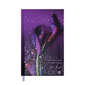 Ежедневник датированный 2021 POSH, A6, BUROMAX BM.2536-07 - цвет: фиолетовый