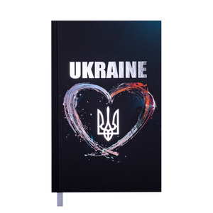 Ежедневник датированный 2021 UKRAINE, A6, BUROMAX BM.2562 - тиснение: не рекомендуется