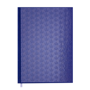 Щоденник датований 2021 VELVET, A5, BUROMAX BM.2163 - колір: синій