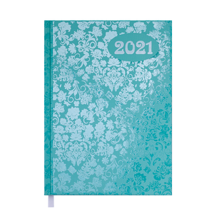 Щоденник датований 2021 VINTAGE, A5, BUROMAX BM.2174 - колір блоку: білий