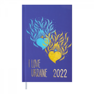 Ежедневник датированный UKRAINE 2022 A6 BUROMAX BM.2562