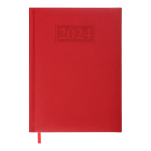 Щоденник датований 2024 GENTLE A5 червоний Buromax BM.2109-05
