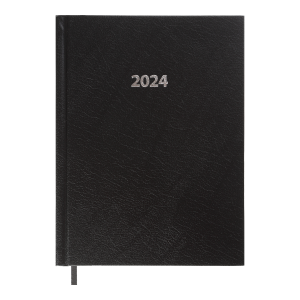 Щоденник датований 2024 STRONG A5 чорний Buromax BM.2129-01