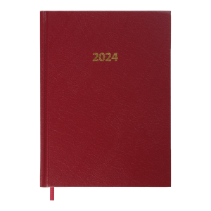 Ежедневник датированный 2024 STRONG A5 темно-красный Buromax BM.2129-13