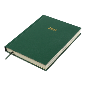 Ежедневник датированный 2024 STRONG A5 зеленый Buromax BM.2129-04