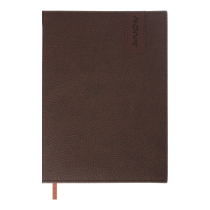 Щоденник датований 2024 VERTICAL A5 коричневий Buromax BM.2110-25