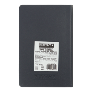 Ежедневник датированный 2026 A6 Buromax DARK MORANDI BM.2588