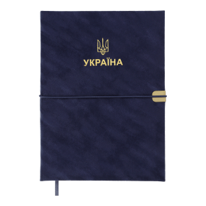 Ежедневник датированный 2026 A5 Buromax PATRIOT VELOUR BM.21133