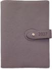 Ежедневник даточный 2027 A5 Buromax GRAIN BM.21184 искусственная кожа