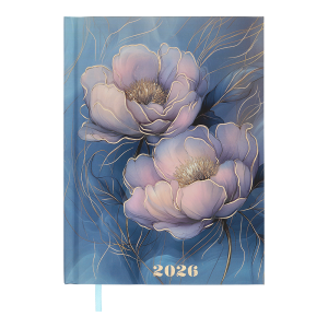 Ежедневник датированный 2026 A5 Buromax NOVEL BM.2103