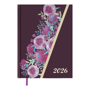 Ежедневник датированный 2026 A5 Buromax PASSION BM.21160 