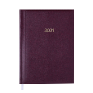 Ежедневник датированный 2021 BASE (Miradur), L2U, A5, BUROMAX BM.2108 - цвет блока: белый