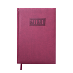 Ежедневник датированный 2021 GENTLE (Torino), L2U, A5, BUROMAX BM.2109 - цвет блока: кремовый