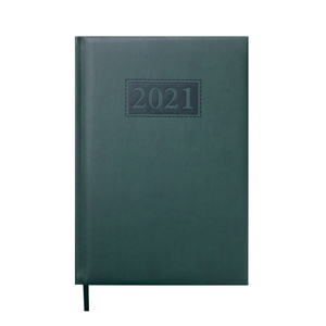 Щоденник датований 2021 GENTLE (Torino), L2U, A5, BUROMAX BM.2109 - колір: зелений