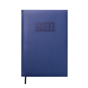 Щоденник датований 2021 GENTLE (Torino), L2U, A5, BUROMAX BM.2109 - колір: синій