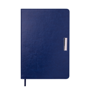 Ежедневник датированный 2021 SALERNO, L2U, A5, BUROMAX BM.2133 - цвет: синий