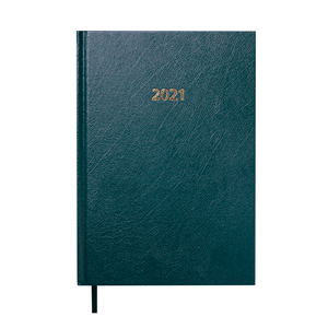 Ежедневник датированный 2021 STRONG, L2U, A5, BUROMAX BM.2129 - цвет: синий