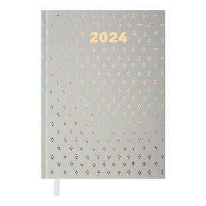 Ежедневник датированный 2024 MODERNA А5 серый BUROMAX BM.2172-09