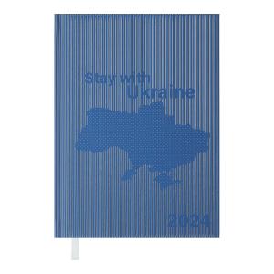 Ежедневник датированный 2024 FREE A5 голубой Buromax BM.2166-14
