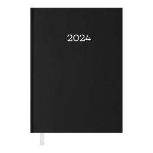 Ежедневник датированный 2024 MONOCHROME A5 черный Buromax BM.2160-01