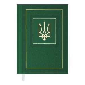 Ежедневник датированный 2024 NATION A5 зеленый Buromax BM.2199-04