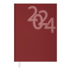 Ежедневник датированный A5 2024 Buromax OFFICE BM.2164-05 красный