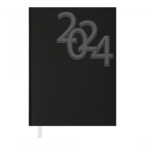 Ежедневник датированный A5 2024 Buromax OFFICE BM.2164-01 черный