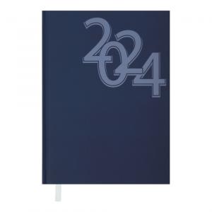 Ежедневник датированный A5 2024 Buromax OFFICE BM.2164-02 синий