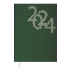 Ежедневник датированный A5 2024 Buromax OFFICE BM.2164-04 зелений