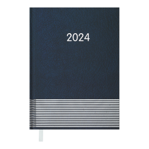 Ежедневник датированный 2024 PARALLEL A5 синий Buromax BM.2107-02