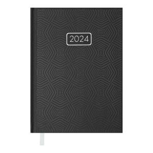 Ежедневник датированный 2024 VELVET A5 черный Buromax BM.2163-01