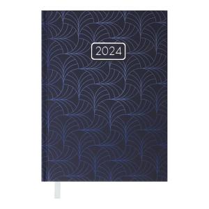 Щоденник датований 2024 VELVET A5 синій Buromax BM.2163-02
