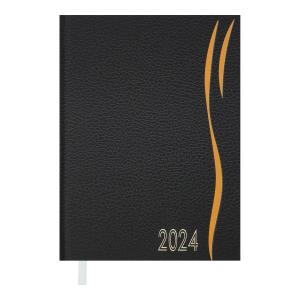 Ежедневник датированный 2024 WAVE A5 оранжевый Buromax BM.2147-11