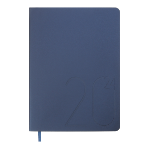 Щоденник датований A5 2024 STEEL синій Buromax BM.2127-02