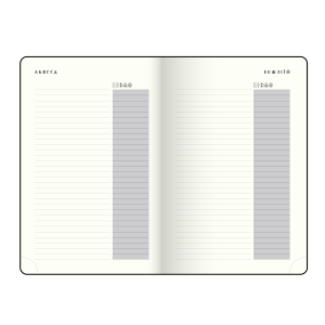 Щоденник недатований Buromax VERTICAL A5 сірий 336 сторінки BM.20160-09