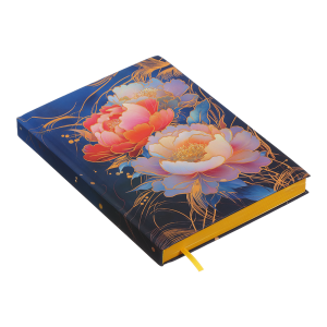 Щоденник недатований A5 Buromax PEONY BM.20170