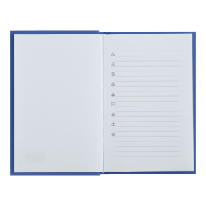 Щоденник недатований A6 Buromax MANLY BM.2615-02 синій