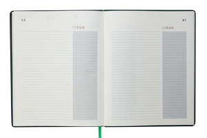 Щотижневик датований 2020 BRAVO (Soft), А4, BUROMAX BM.2780 - колір: зелений