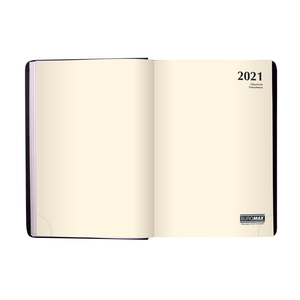 Щотижневикдатований 2021 BRAVO (Soft), L2U, А4, BUROMAX BM.2780 - колір: коньячний