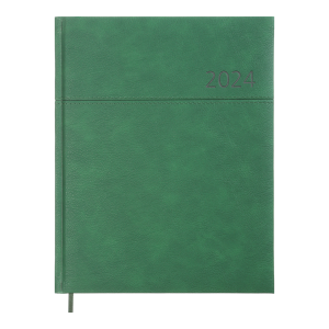 Еженедельник датированный 2024 ORION A4 зеленый Buromax BM.2783-04