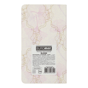 Еженедельник датированный карманный 2026 85x153 мм Buromax BLOOM BM.2899