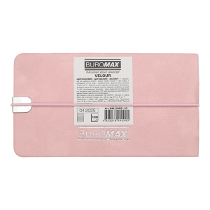 Еженедельник датированный карманный 2026 153x87 мм BUROMAX VELOUR BM.2902