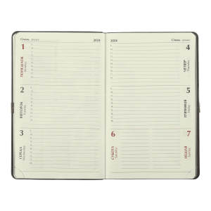 Еженедельник датированный 2026 A5 BUROMAX TOUCH ME BM.2705